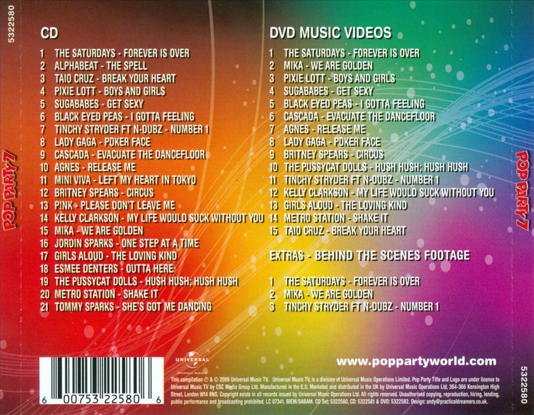 Pop Party, Vol. 7  cover art