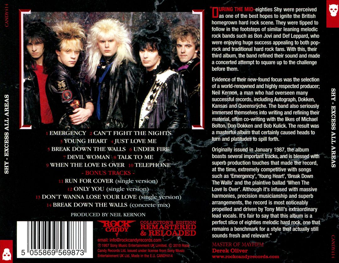 Excess All Areas cover art