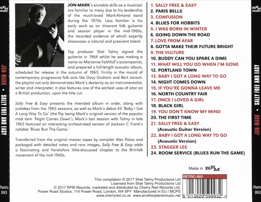 Sally Free & Easy cover art