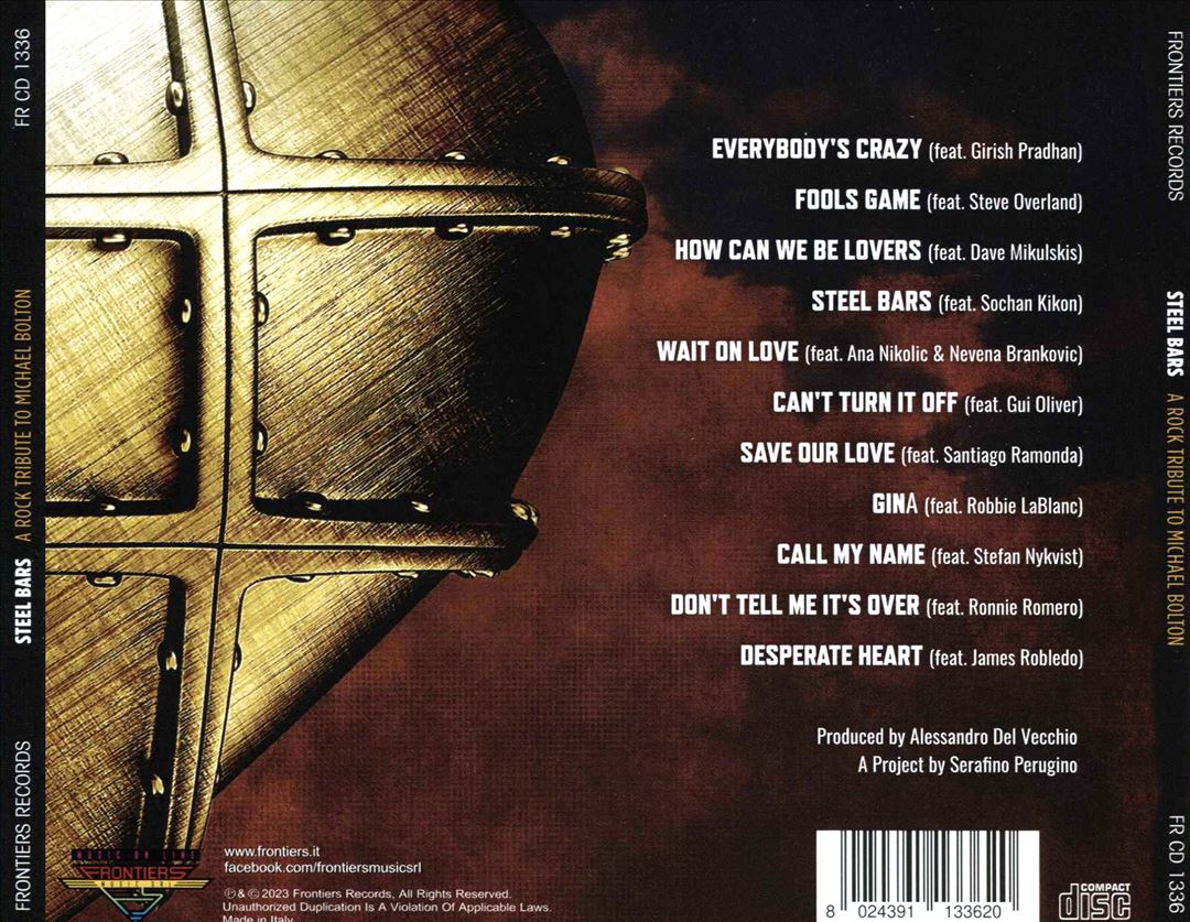 Steel Bars: A Tribute to Michael Bolton cover art