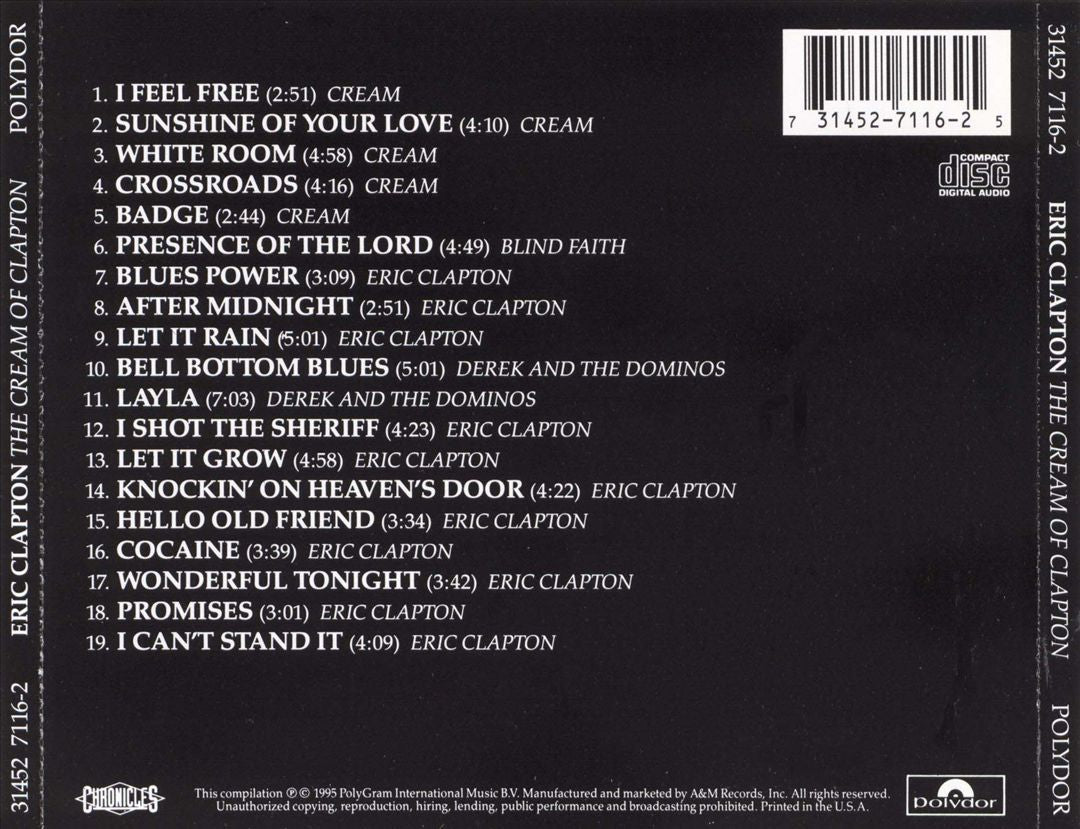 Cream of Clapton cover art