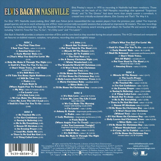 Elvis Back in Nashville cover art