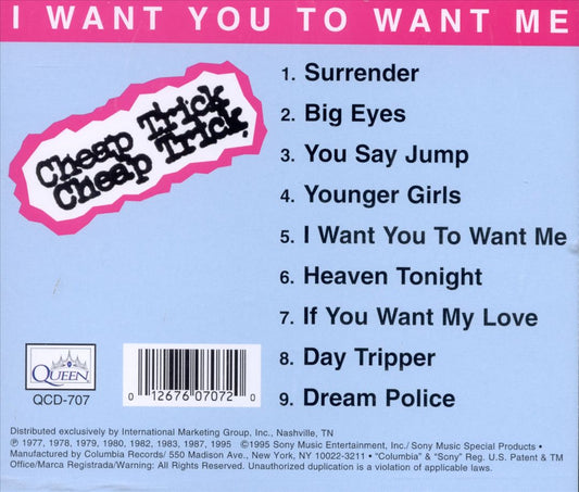 I Want You to Want Me cover art