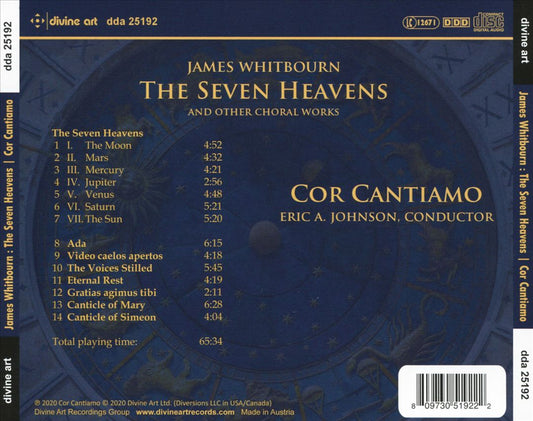 James Whitbourn: The Seven Heavens cover art