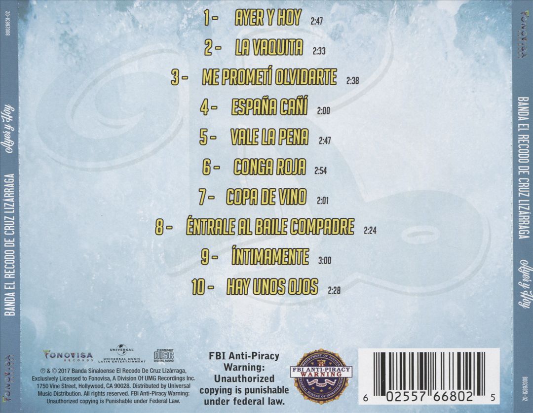Ayer y hoy cover art