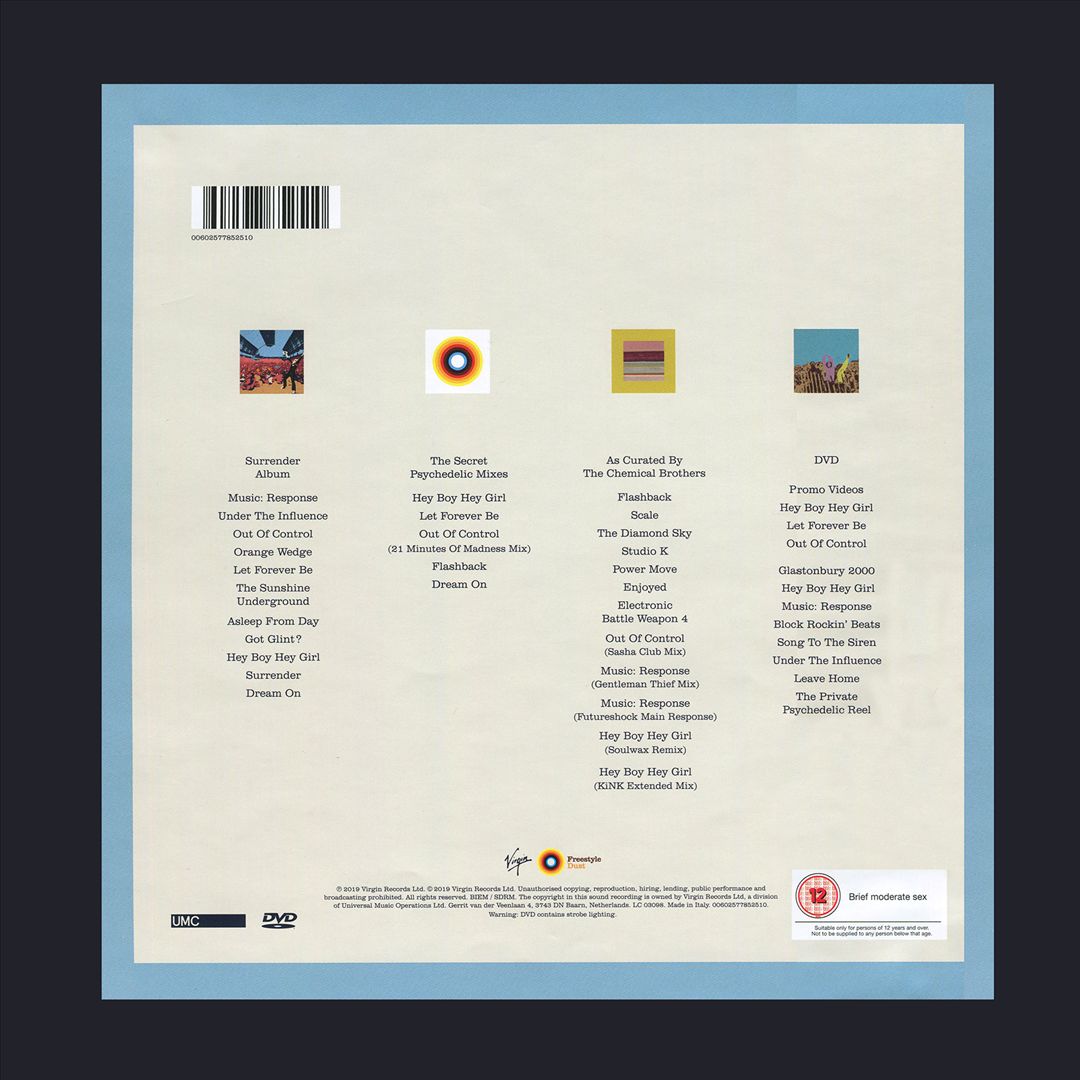 Surrender [20th Anniversary Expanded Edition] cover art