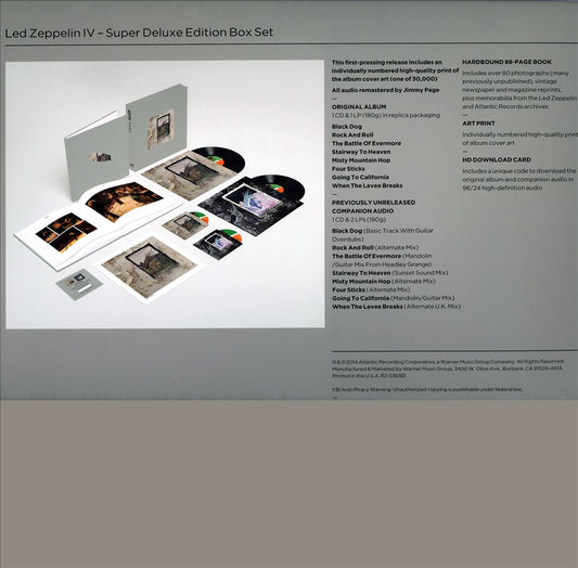 Led Zeppelin IV [Super Deluxe Box Set Edition] cover art