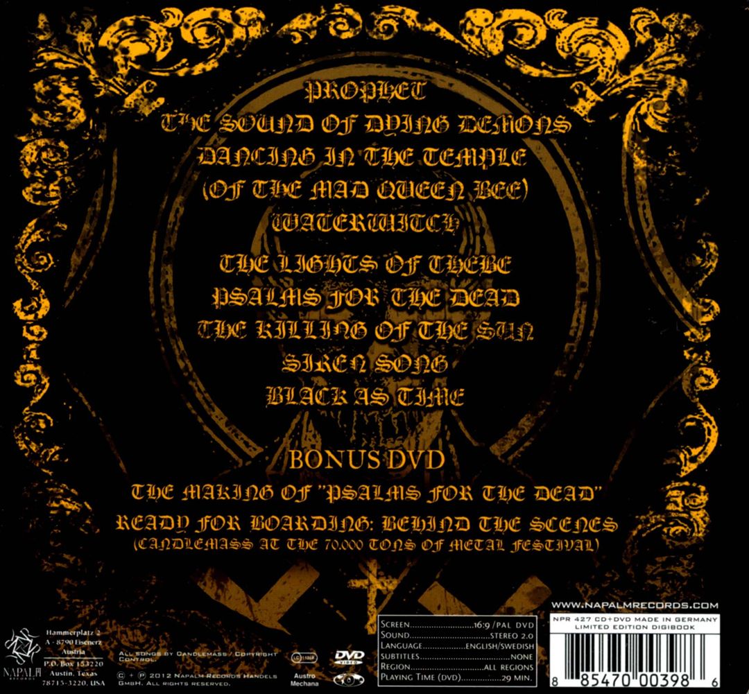 Psalms for the Dead [Limited Edition Digibook] cover art