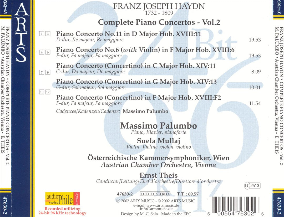 Haydn: Complete Piano Concertos, Vol. 2 cover art