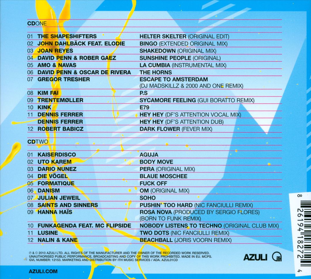 Azuli Presents Ibiza 2010 cover art