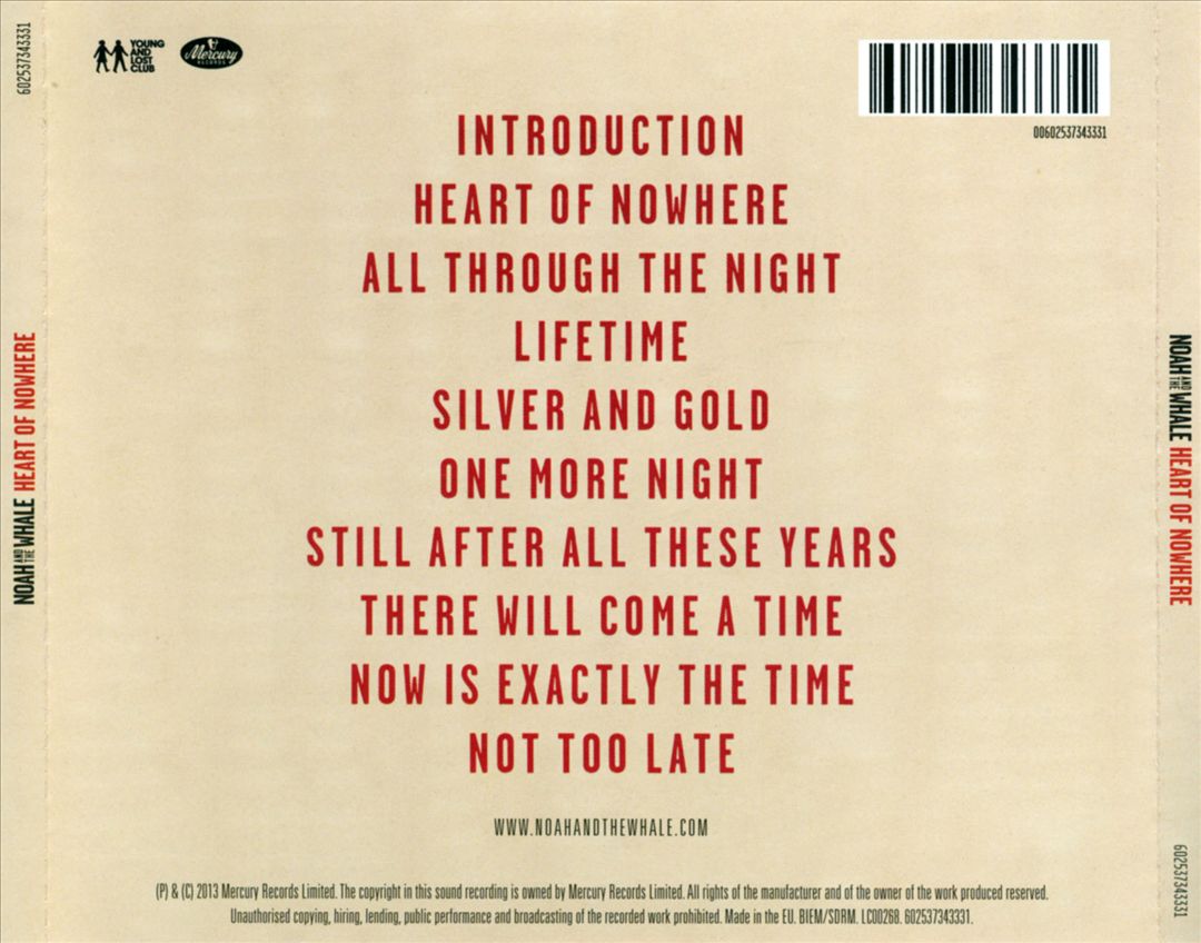 Heart of Nowhere cover art
