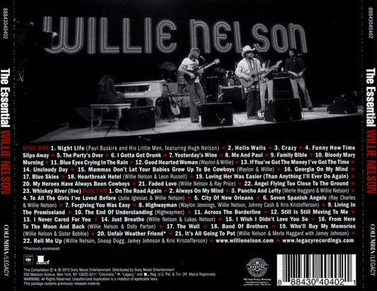 Essential Willie Nelson [Bonus Tracks] cover art