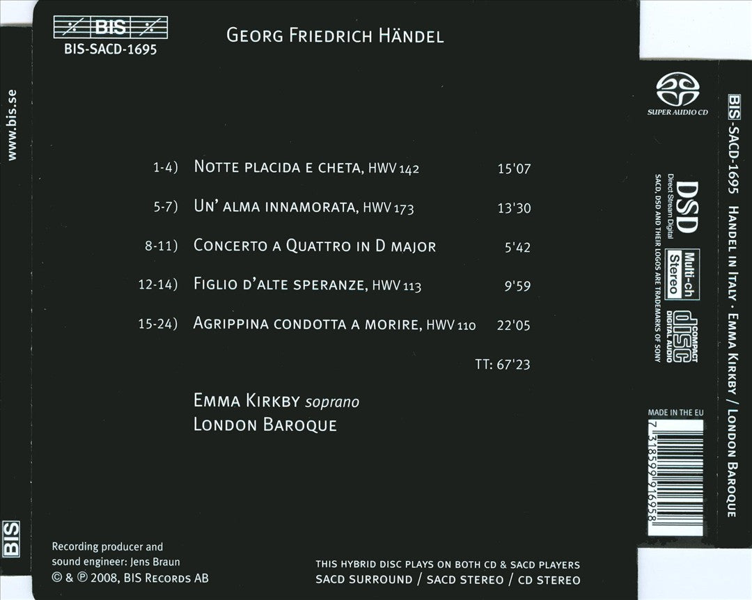 Händel in Italy cover art