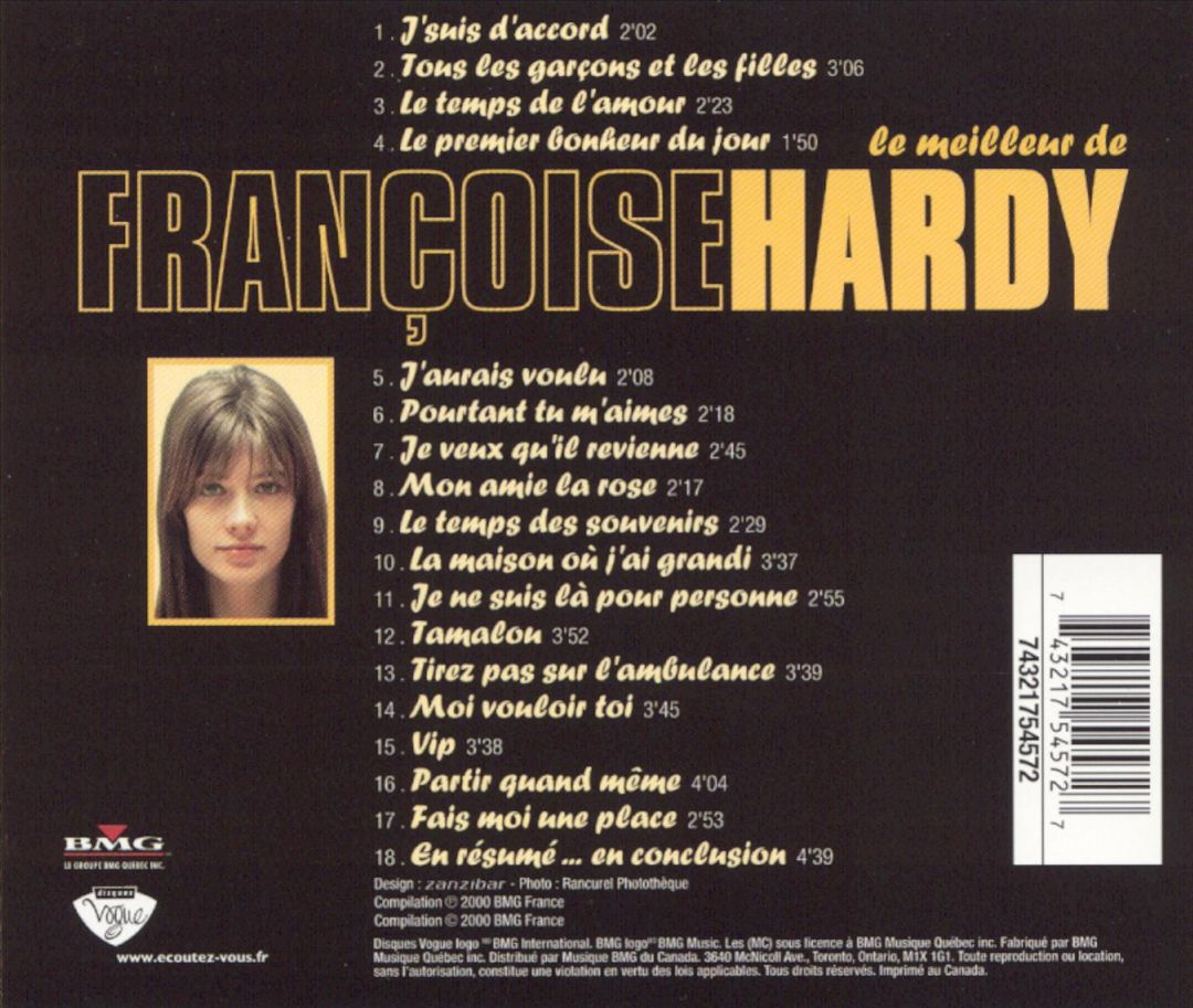 Meilleur de Françoise Hardy [BMG] cover art