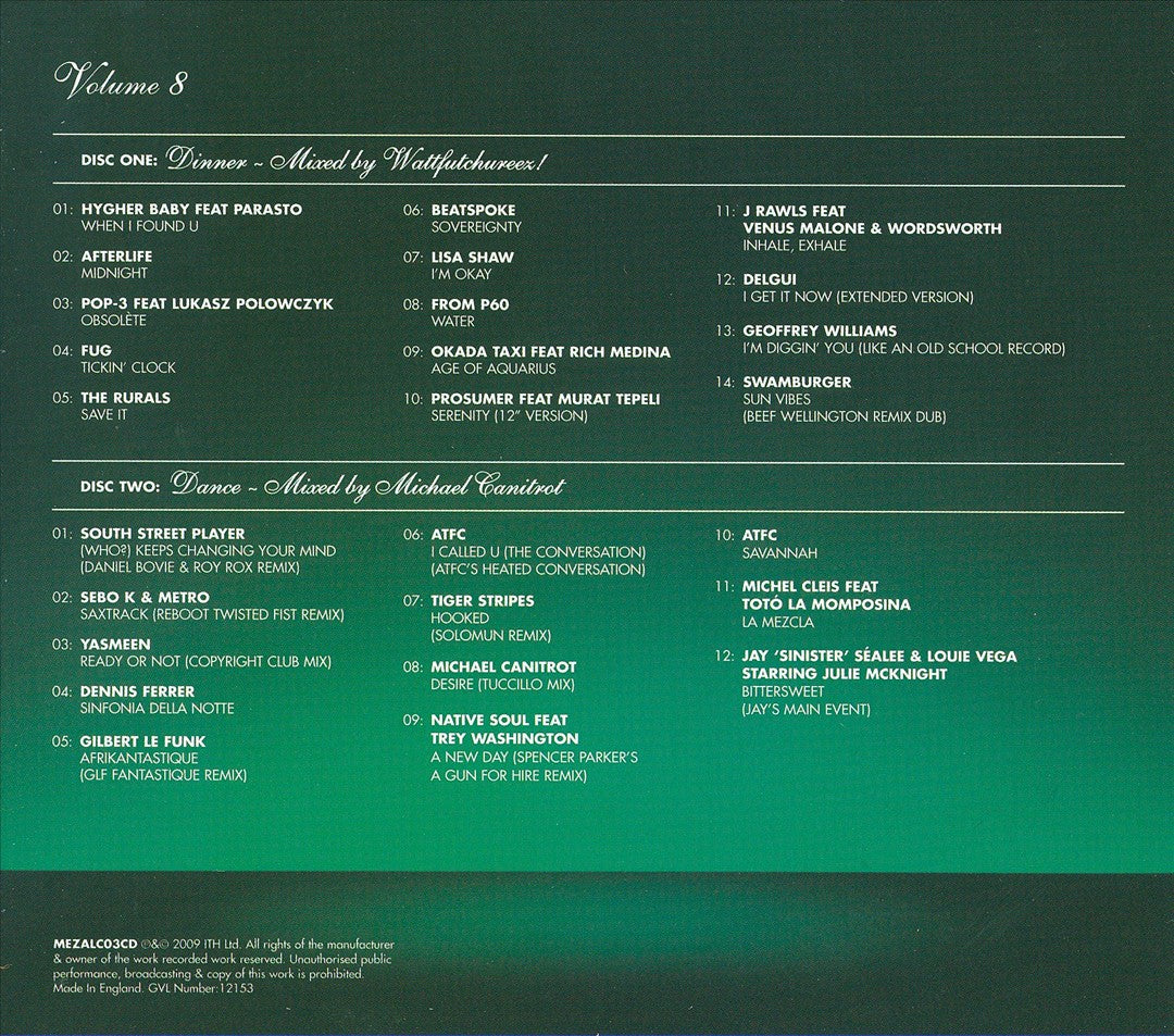 Mezzanine de l'Alcazar, Vol. 8 cover art