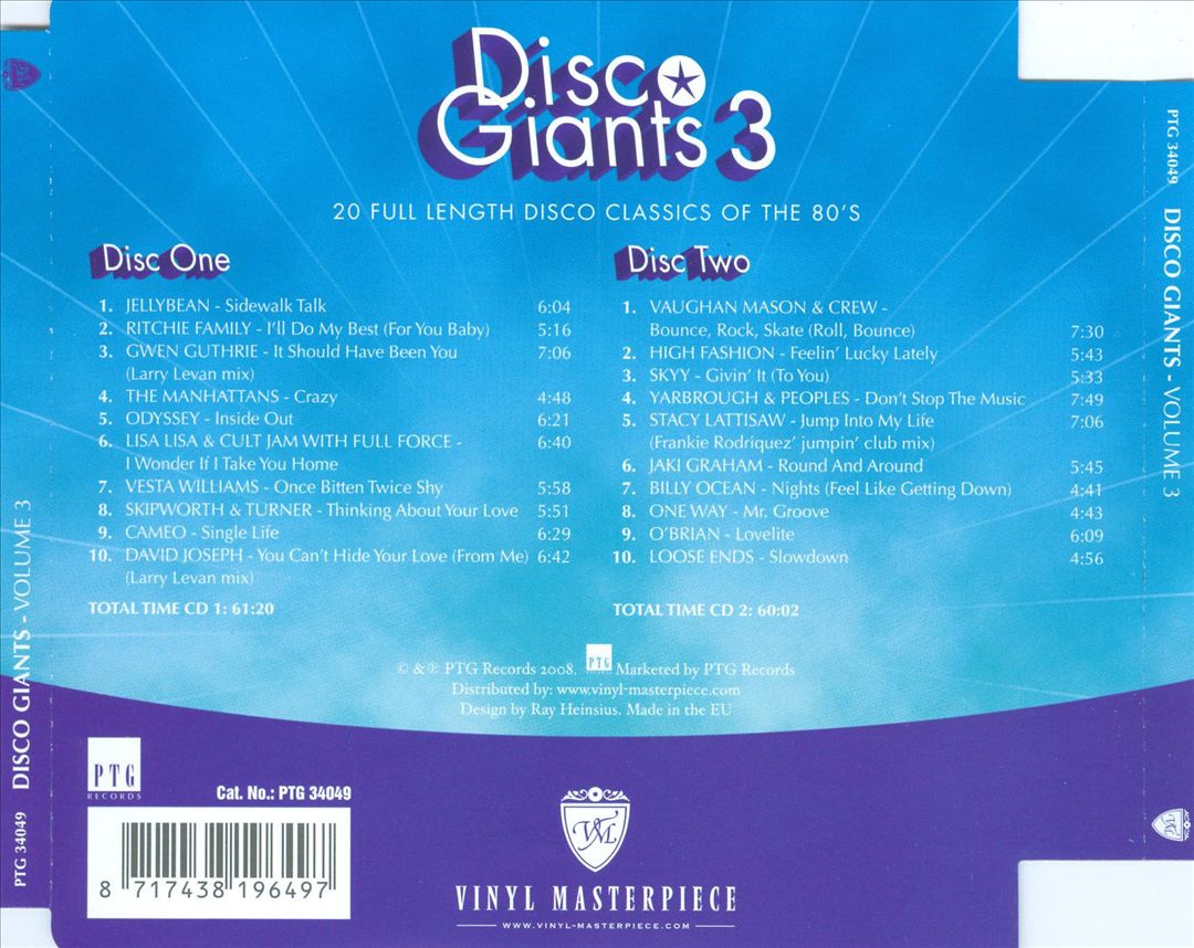 Disco Giants, Vol. 3 cover art