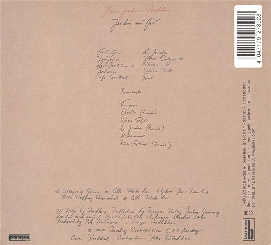 Jardin Au Fou cover art