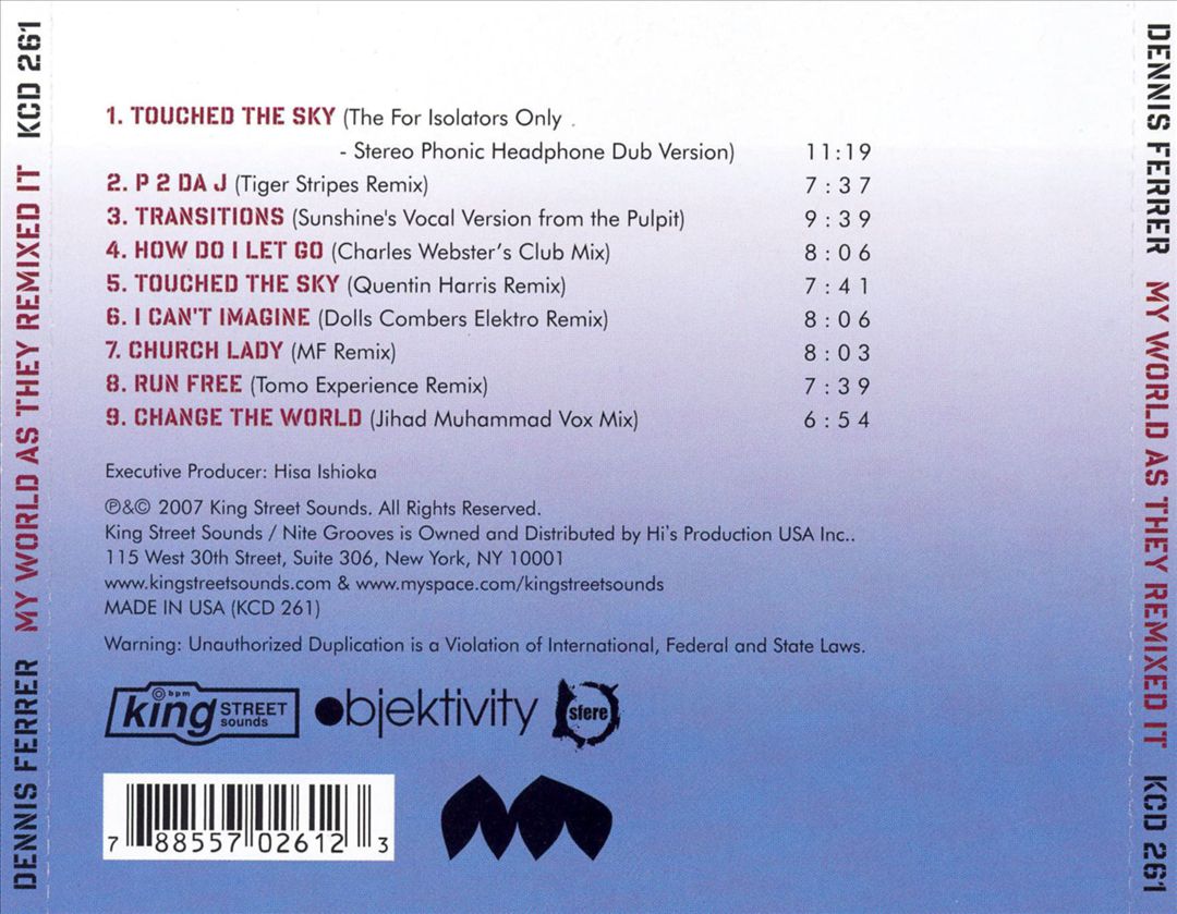 My World as They Remixed It cover art