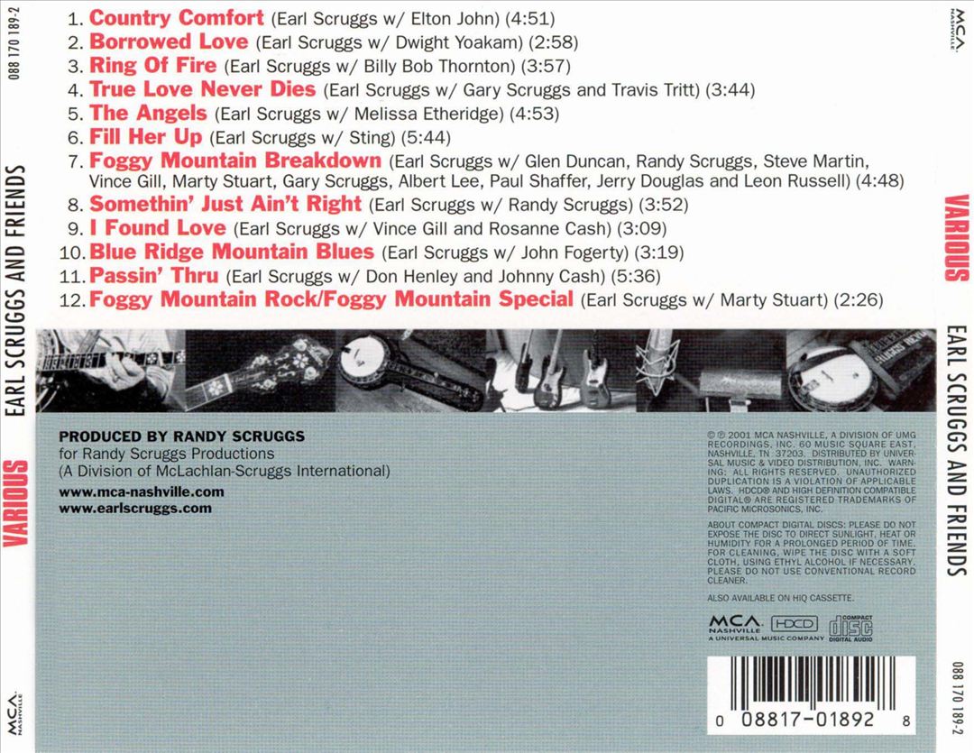 Earl Scruggs and Friends cover art