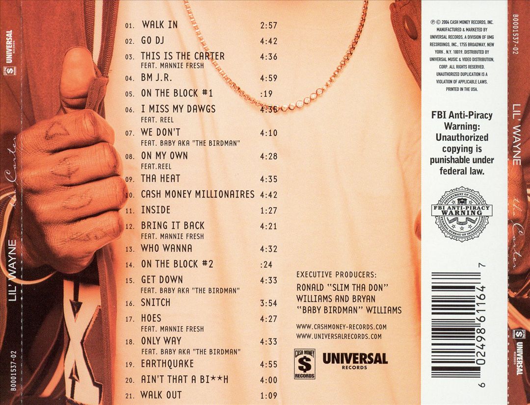 Tha Carter cover art