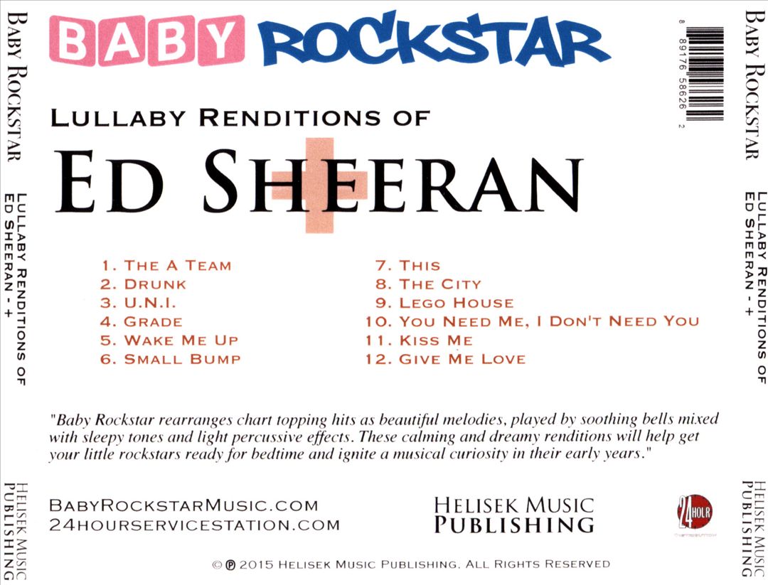 Lullaby Renditions of Ed Sheeran: + cover art