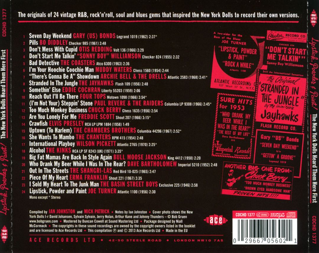 Lipstick, Powder & Paint: The New York Dolls Heard Them Here First cover art