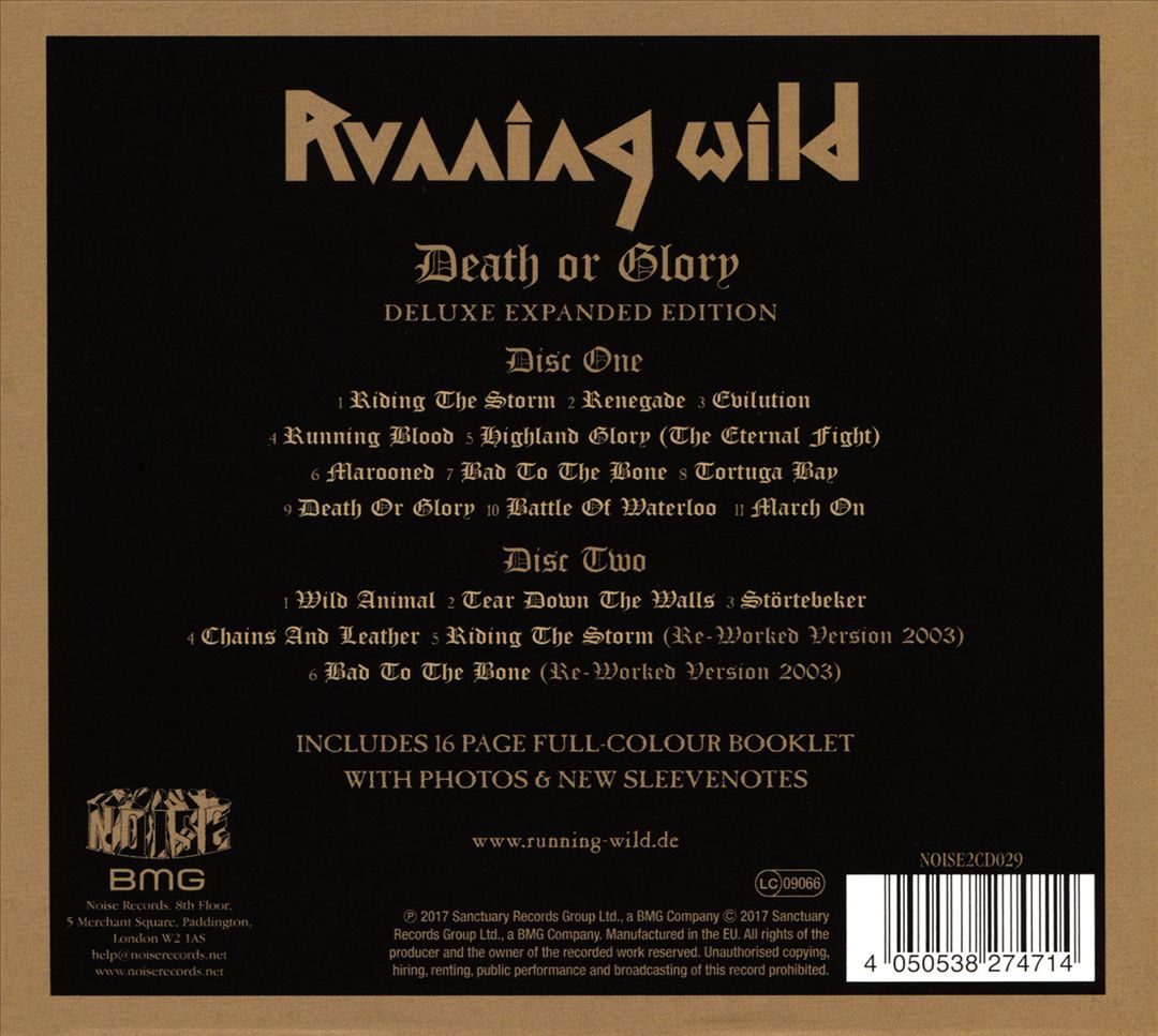 Death or Glory cover art