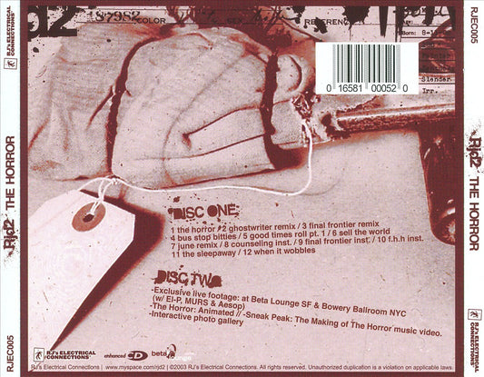 The Horror [Bonus Tracks] cover art