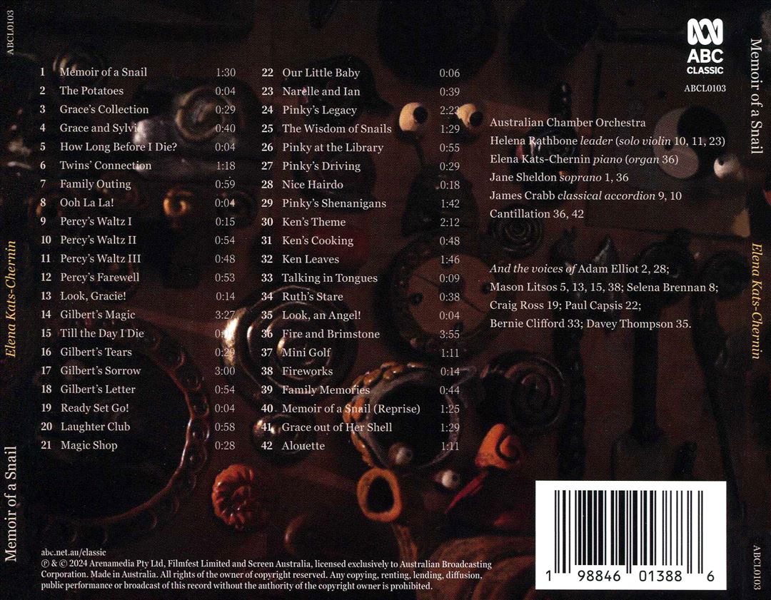 Memoir of a Snail [Original Motion Picture Soundtrack] cover art