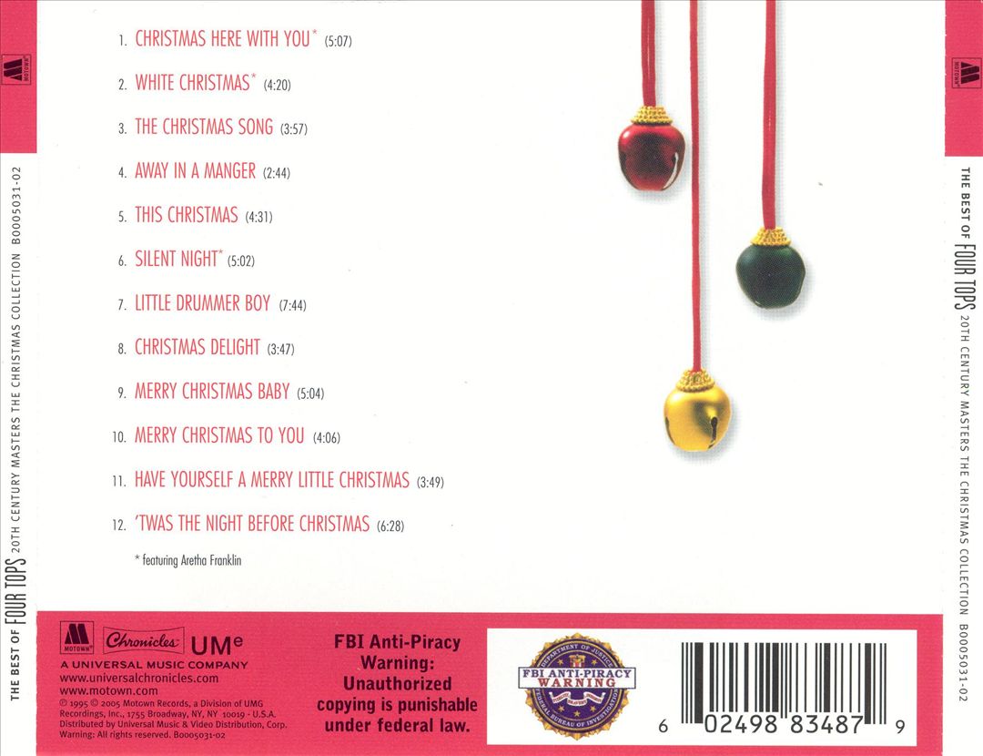 20th Century Masters: The Christmas Collection cover art