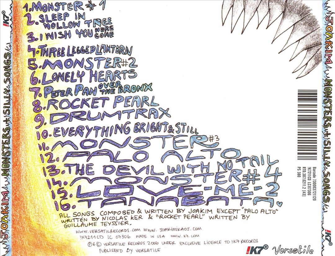 Monsters & Silly Songs cover art