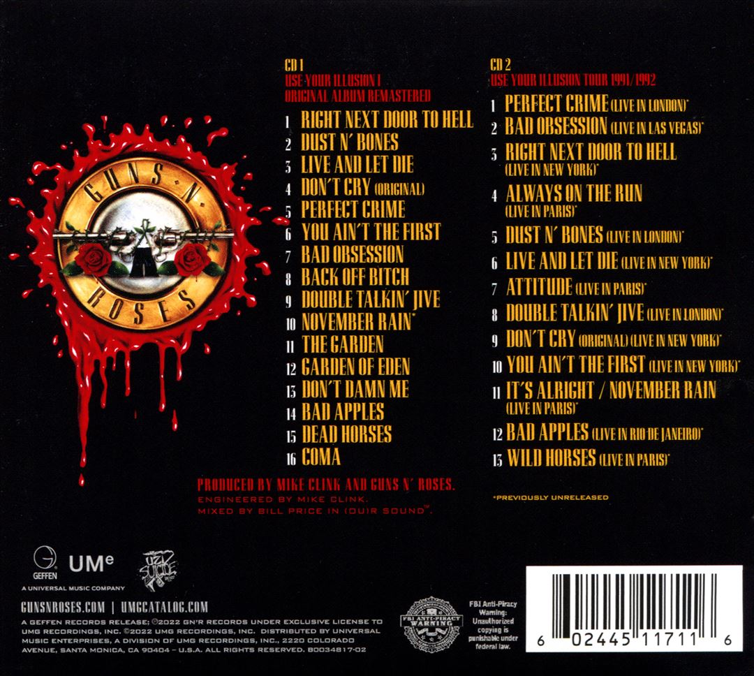 Use Your Illusion I [Deluxe Edition] cover art