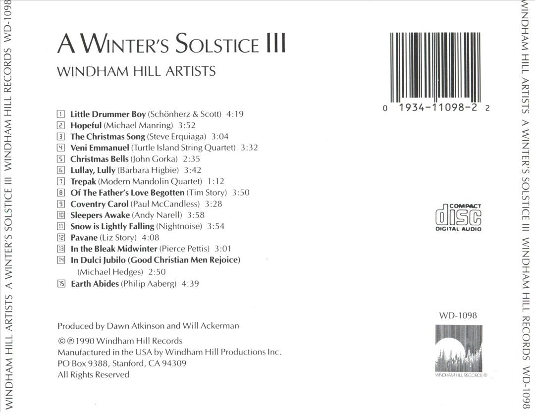 Winter's Solstice III cover art