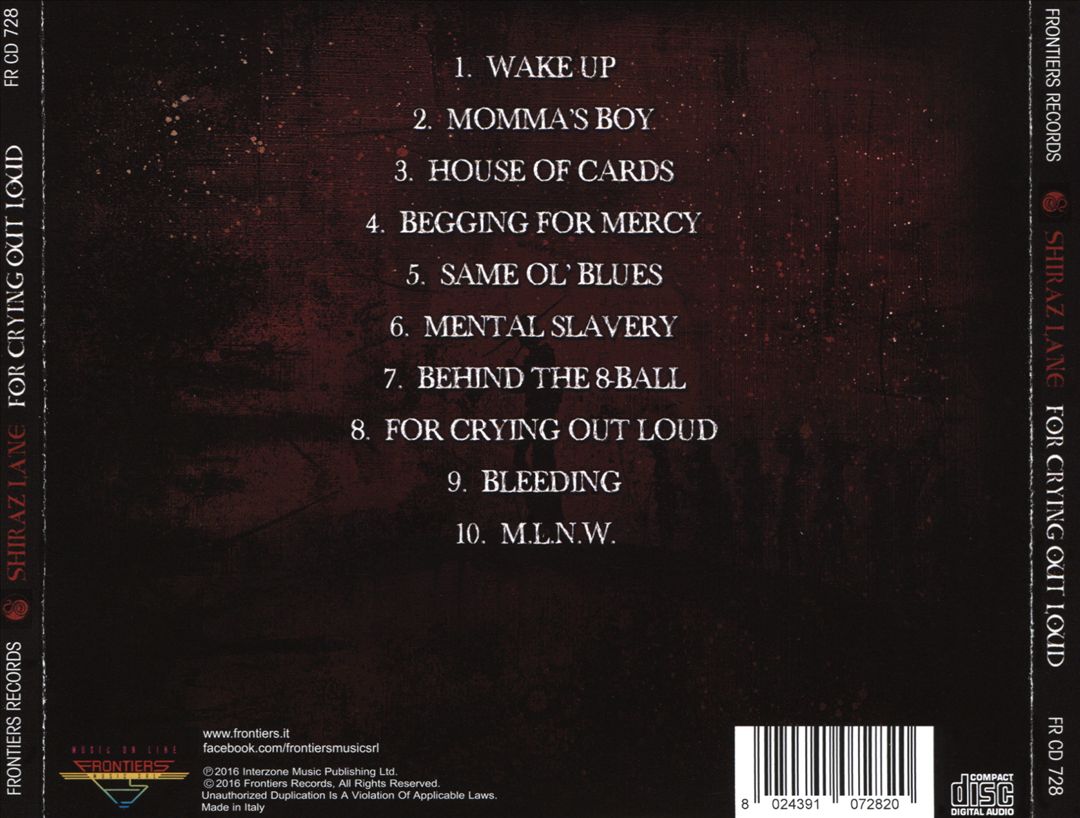 For Crying Out Loud cover art
