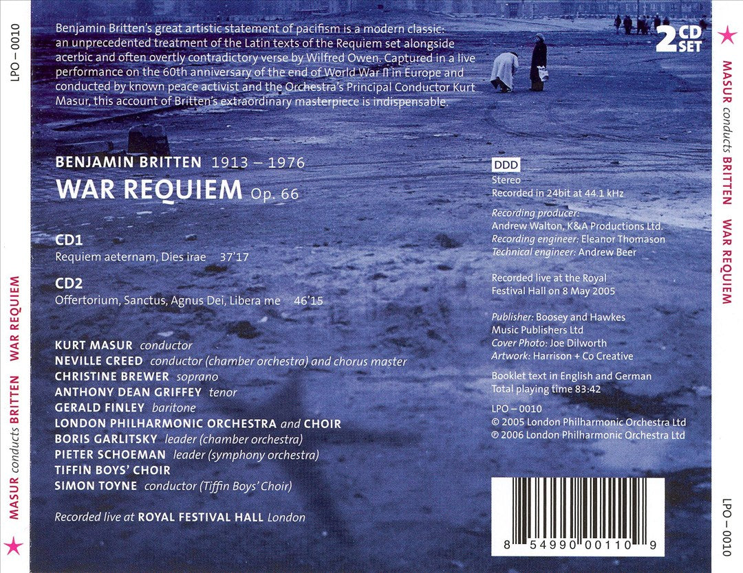 Britten: War Requiem cover art