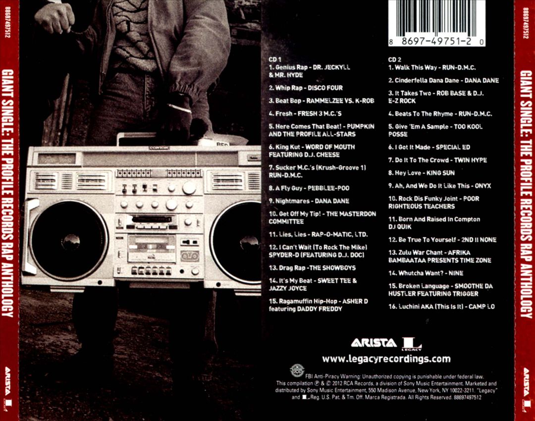 Giant Single: The Profile Records Rap Anthology cover art