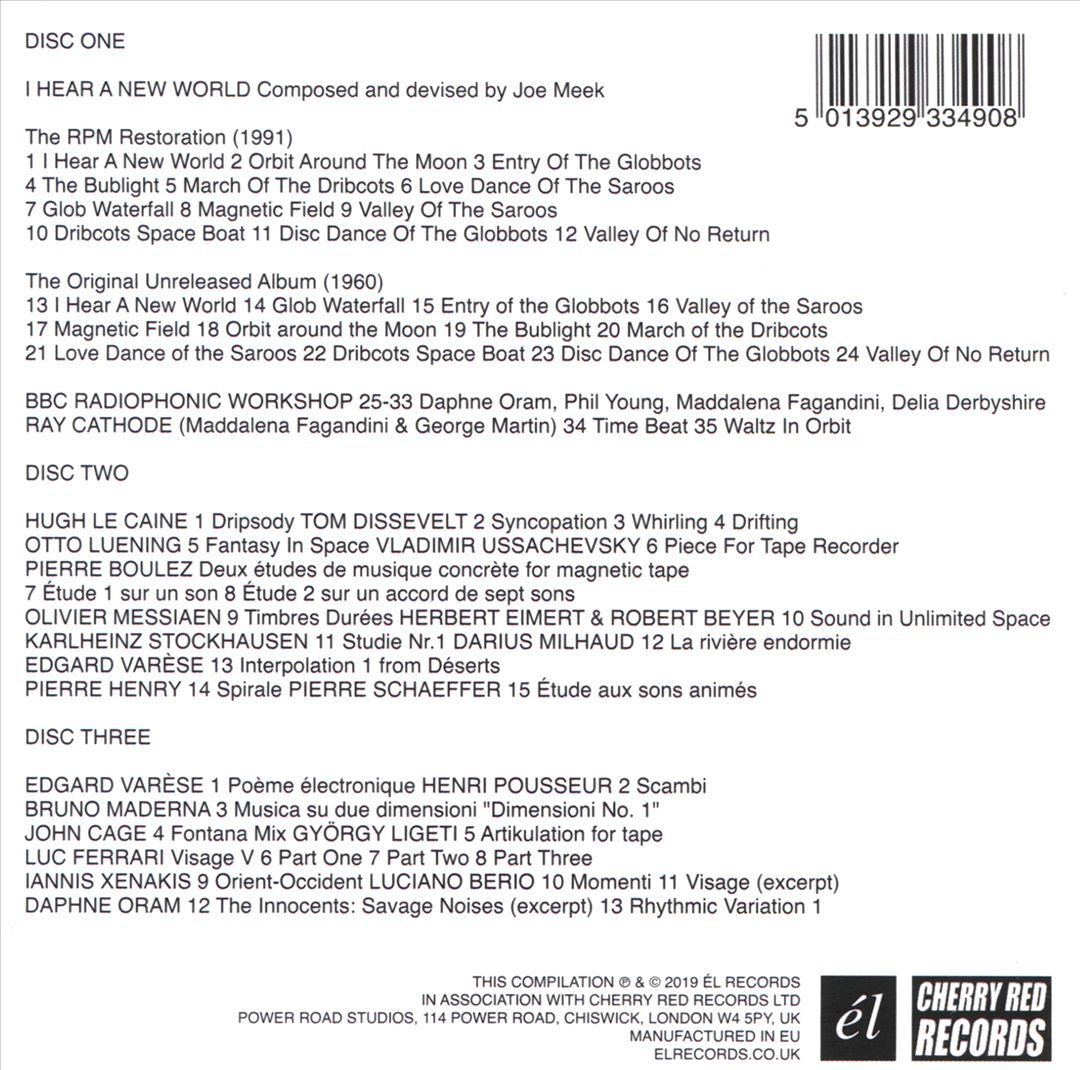 I Hear A New World – The Pioneers of Electronic Music, An Outer Space Music Fantasy By Joe Meek cover art