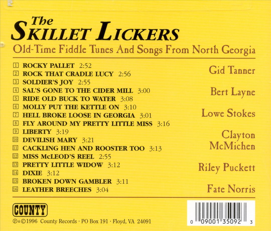 Skillet Lickers: Old Time Fiddle Tunes & Songs from North Georgia cover art