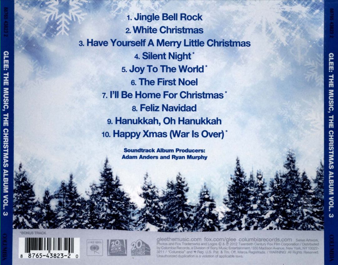 Glee: The Music - The Christmas Album, Vol. 3 cover art