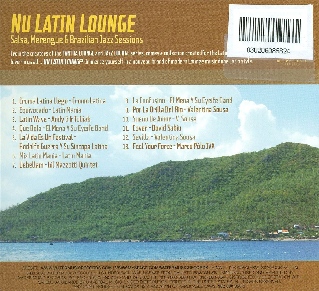 Nu Latin Lounge: Salsa, Merengue & Brazilian Jazz Sessions cover art