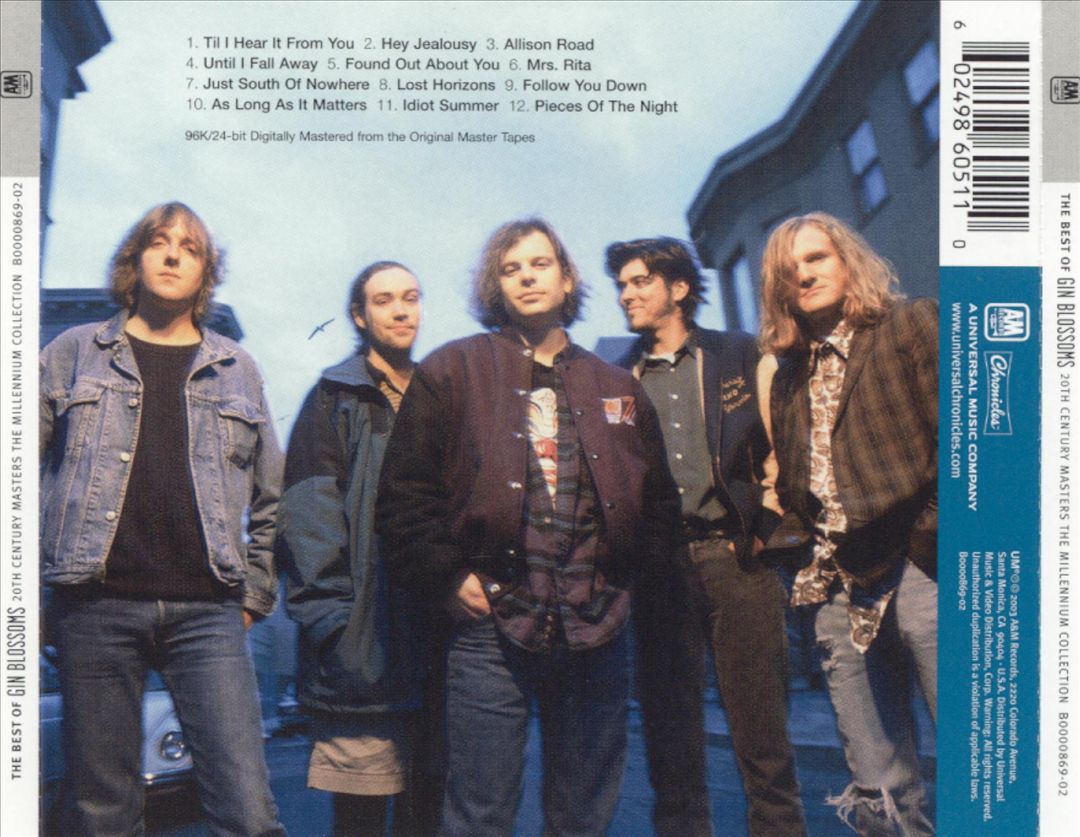 20th Century Masters - The Millennium Collection: The Best of Gin Blossoms cover art