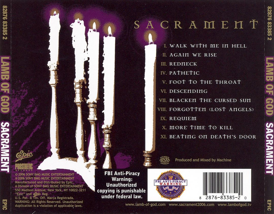 Sacrament cover art