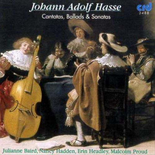 Johann Adolf Hasse: Cantatas, Ballads & Sonatas cover art