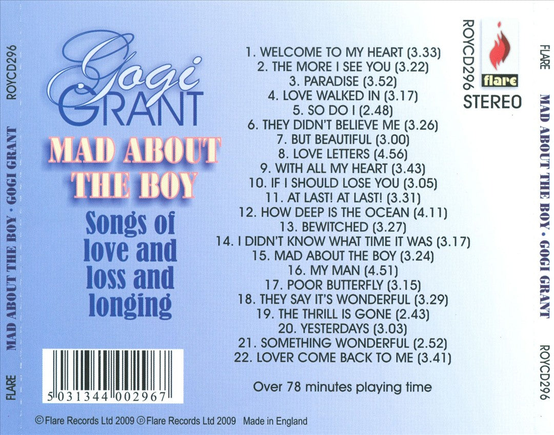 Mad About the Boy cover art