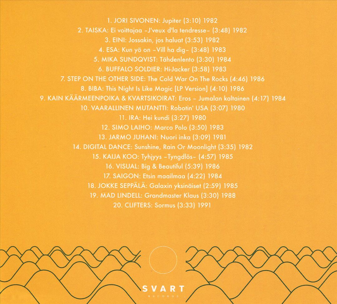 Cold War on the Rocks: Disco and Electronic Music From Finland, 1980-1991 cover art