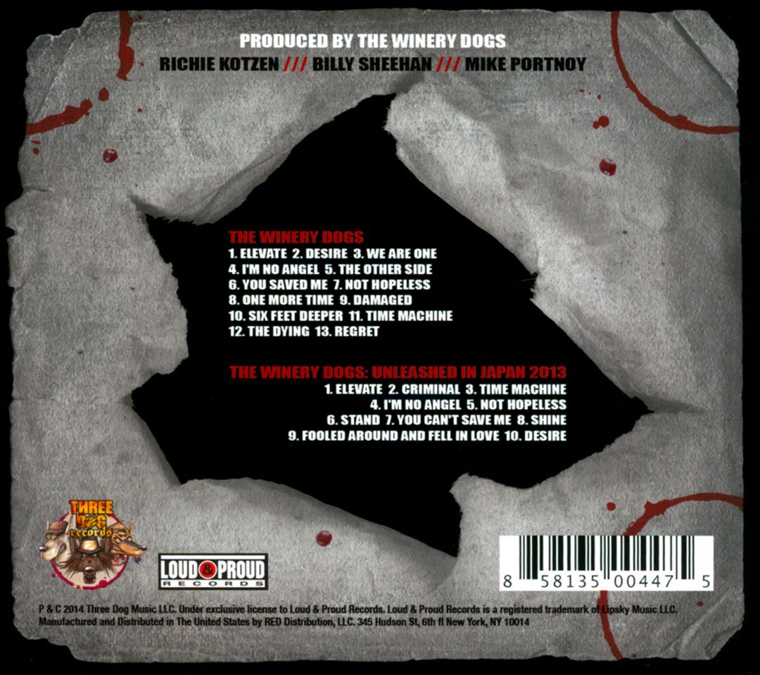 The Winery Dogs [Special Edition] cover art