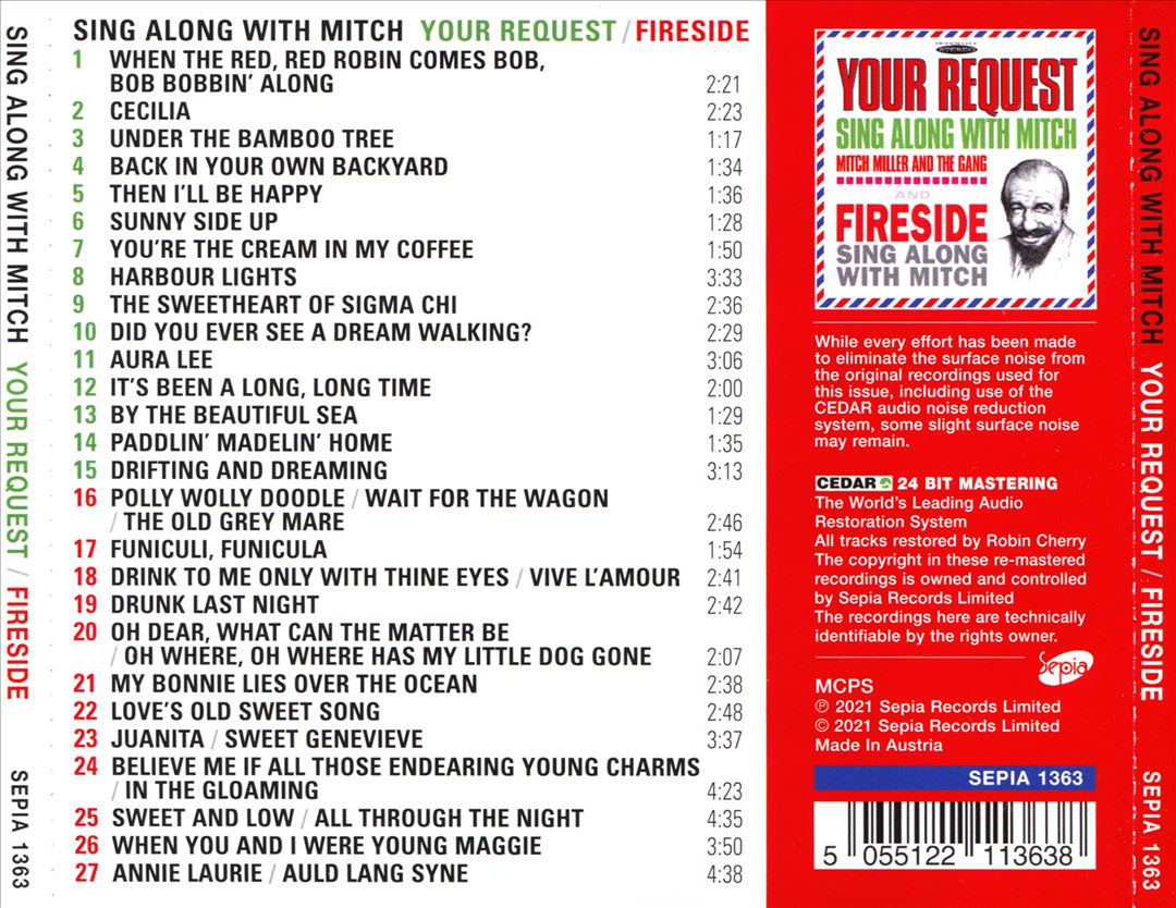 Your Request Sing Along With Mitch/Fireside Sing Along With Mitch cover art