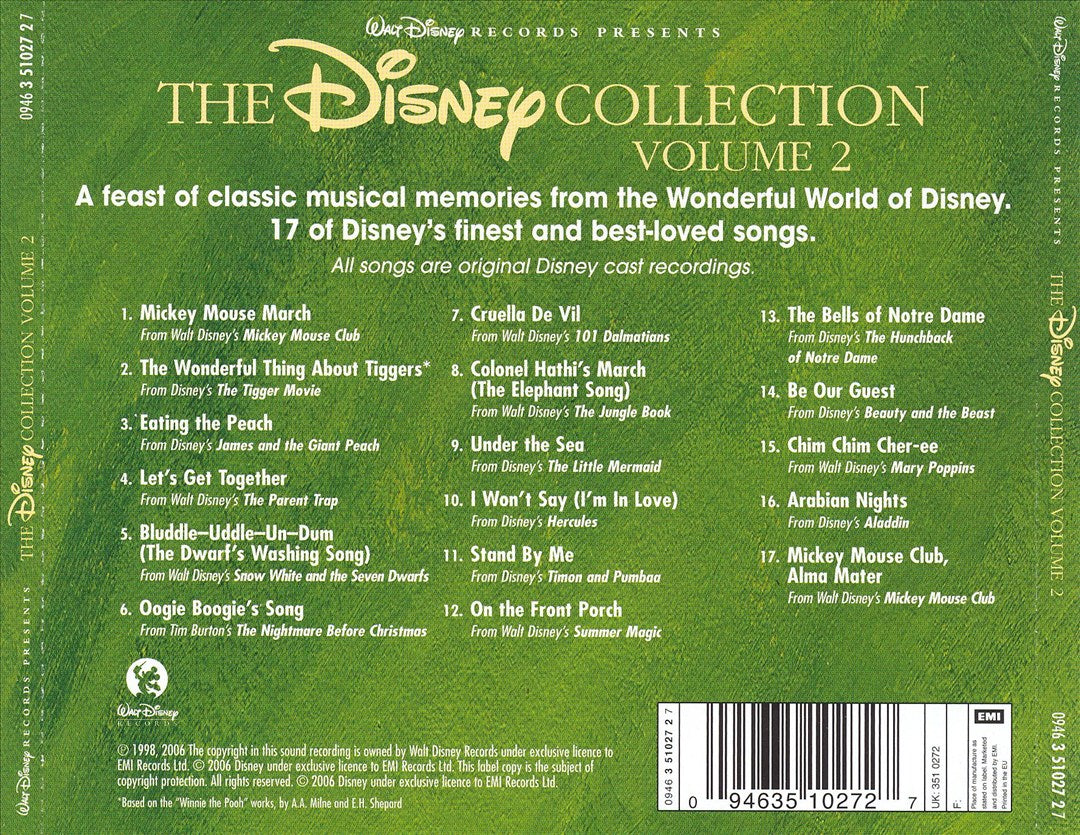 The Disney Collection, Vol. 2 [UK 2006] cover art