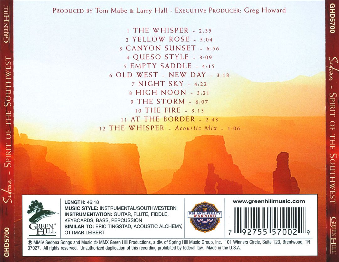 Spirit of the Southwest cover art