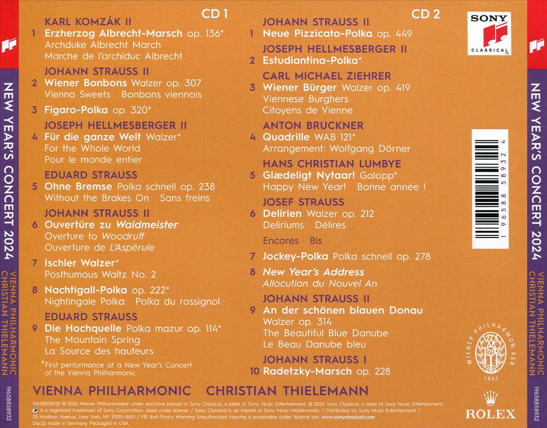 Neujahrskonzert 2024 [New Year's Concert] cover art
